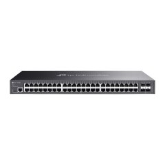 JetStream 48‑портовый гигабитный управляемый коммутатор 2‑го уровня с 4 SFP‑слотами Tp-Link TL-SG3452