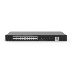28-портовый гигабитный коммутатор PoE уровня 2, управляемый облаком Ruijie RG-NBS3100-24GT4SFP-P