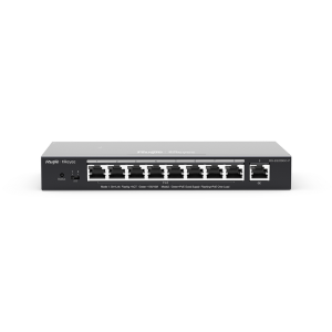 9-портовый гигабитный смарт-коммутатор PoE с облачным управлением Ruijie RG-ES209GC-P